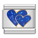 Hapiship 2023 Fashions Game Moon Bingo Princess Heart Charm Links Fit 9mm Bracelet Stainless Steel Making DIY Jewelry DJ717-D