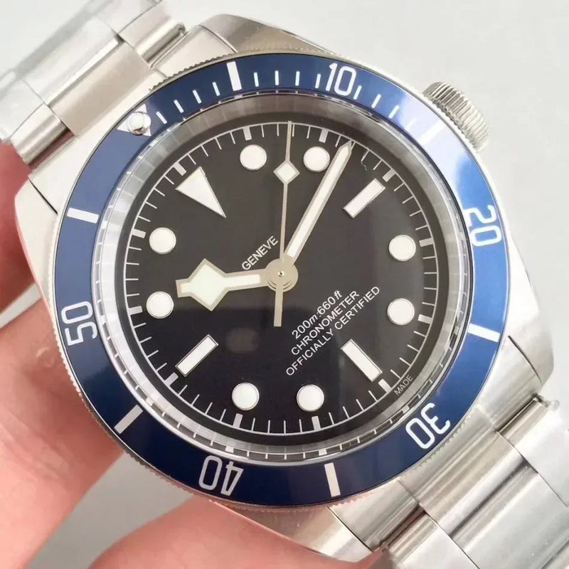 2024VIP  DDUO  Black Bay Quality Top Watches 41mm Men With Gift Box Sapphire Crystal Automatic Mechanical A02