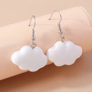 Aihua Acrylic Rain Clouds Earrings Long Tassel Rain Star Pendant Earrings Handmade Cute Cloud Earrings New In Jewelry Gifts