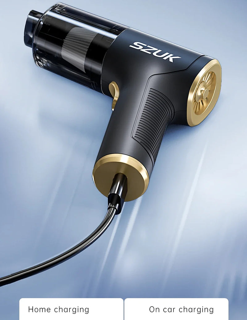 SZUK C006 Car Vacuum Cleaner 780000Pa Strong Suction Portable Handheld Car Cleaner Cleaning Machine Mini Wireless Vacuum Cleaner