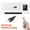 Dual use mobile small air conditioner, hot air blower, bathroom heater, household bedroom wall mounted electric heater, and heat