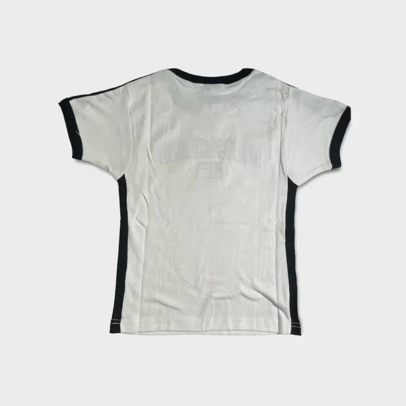 Punk German Letter Printing Women's Y2K Street Apparel Short Top T-shirt Summer Gothic Harajuku T-shirt Slim Fit Top Cut T-shirt