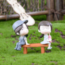 Miniature Fairy Garden Accessories Cute Kawaii Lovers Ornament Statue Figurines Home Garden Landscape Dollhouse Terrarium Decor