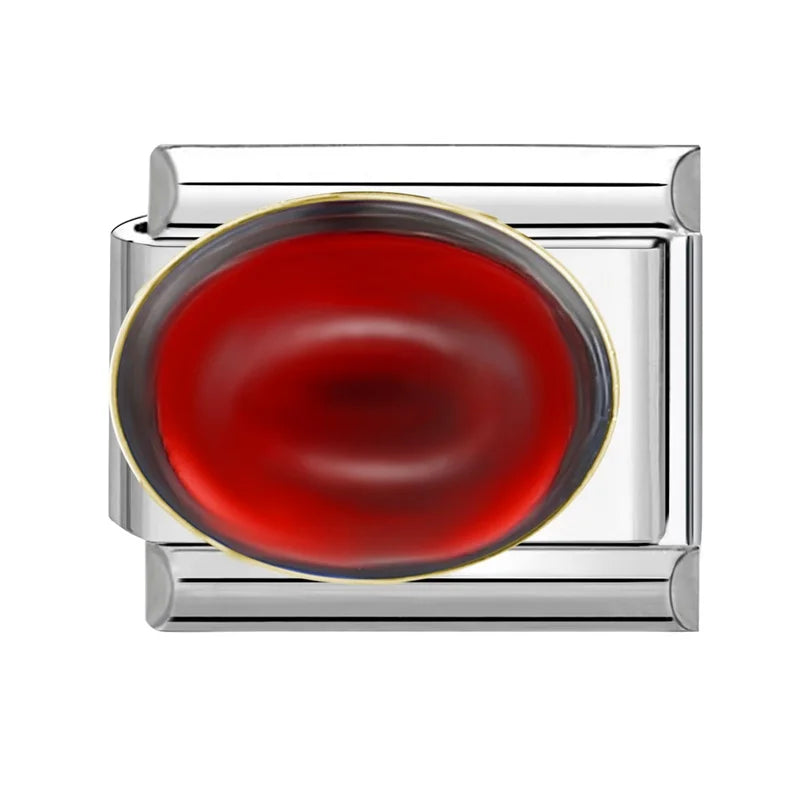 3D Charm Bracelet Rabbit Sun Flower Moont Italian Charm Links Fit 9mm Bracelet Stainless Steel Jewelry DIY Making Birthday Gift