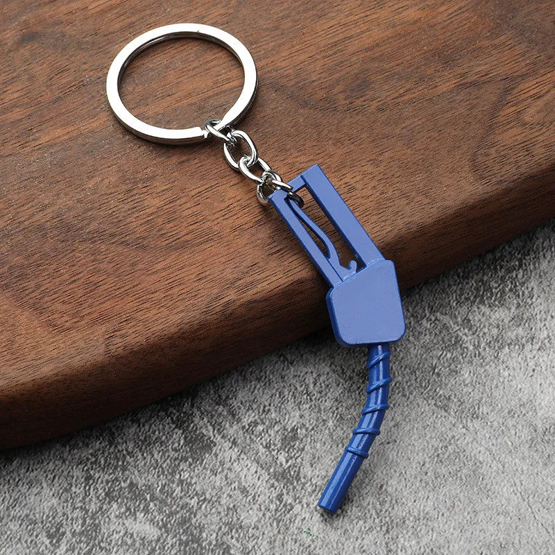 Llavero con forma de cabeza de engranaje para caja de cambios de coche, palanca de transmisión manual, llavero de metal, colgante de metal para reacondicionamiento de coche, llavero creativo 2022