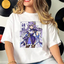 Genshin Impact t-shirts women comic Tee girl manga 2000s clothing