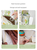 حقيبة مومياء خفيفة الوزن ذات سعة كبيرة للأم والطفل