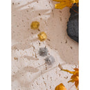 Yhpup 316L Stainless Steel Small Flower Daily Stud Earrings for Women Waterproof Metal Versatile Attractive Jewelry Gift