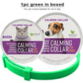 Pet Calming Collar for Cats Effective Relief Reduce Anxiety Stress Pheromones Relaxing Breakaway Collar for Kittens Puppies Dogs