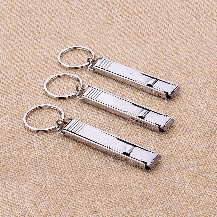 1PC Foldable 0.5cm Ultra-thin Portable Stainless Steel Nail Toe Cutter Trimmer Scissor Manicure Pedicure Tool Fingernail Clipper