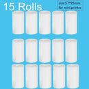 57*25mm Thermal Paper White Children Camera Instant Print Kids Camera Printing Paper Replacement Accessories Parts