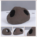 Fish Tank Landscaping Clay Pot Shrimp Cixi Dodging Tank Breeding Fish Nest Shaped Rock Aquarium Supplies