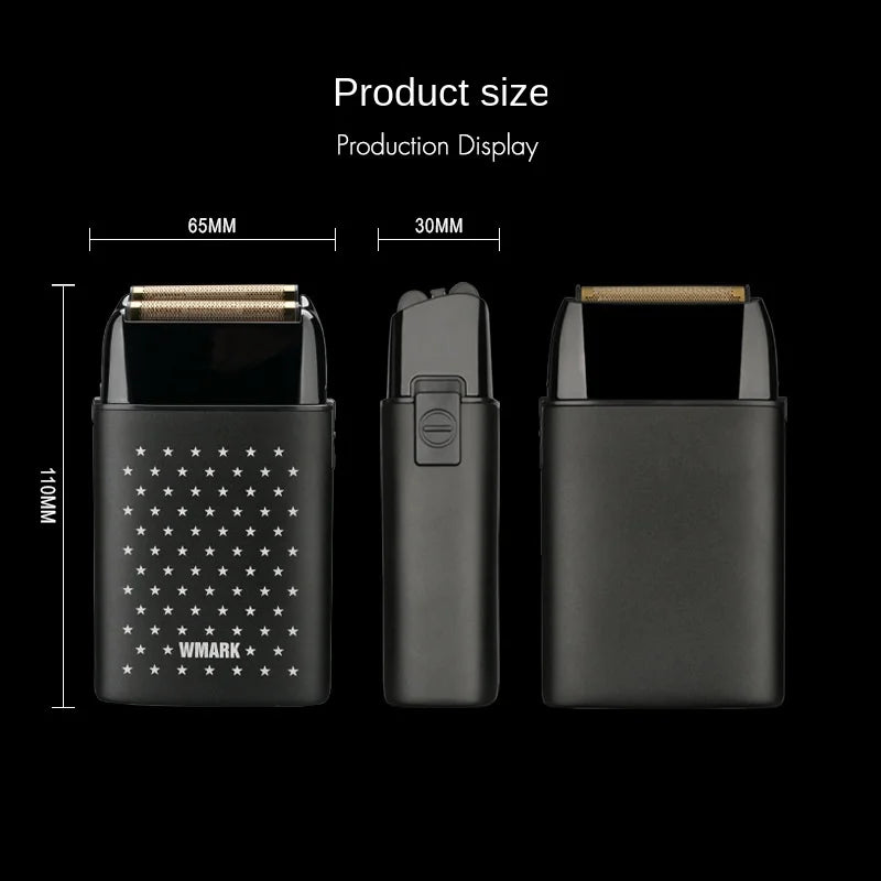 WMARK new hair clipper NG-998 stainless steel etching titanium mesh men's hair hair oil brightener