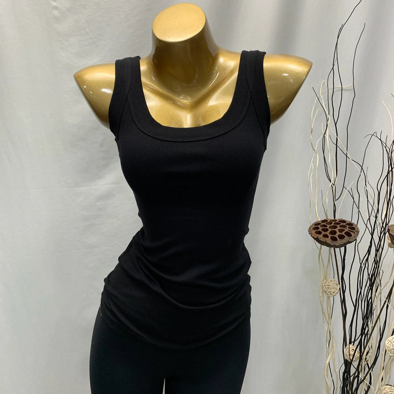 Women Clothing Sleeveless Summer Tops For Woman Cottton Casual Women T-shirts O-NECK Tank for girls Solid Clothes for Lady