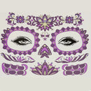 Face Festival Tattoo Costume Party Stickers Halloween Waterproof Temporary Tattoo Stickers Makeup Body Dress Up Decoration