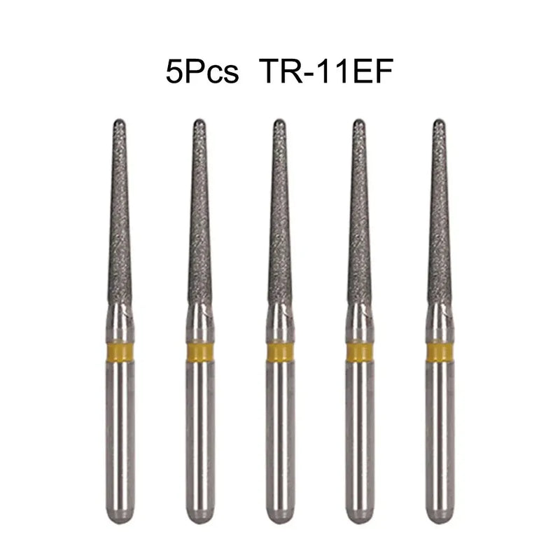 5Pcs/Bag Dental Diamond Burs Drill FG 1.6mm Bur For High Speed Handpiece Denspay Dental Bur Polishing Whitening Lab Material