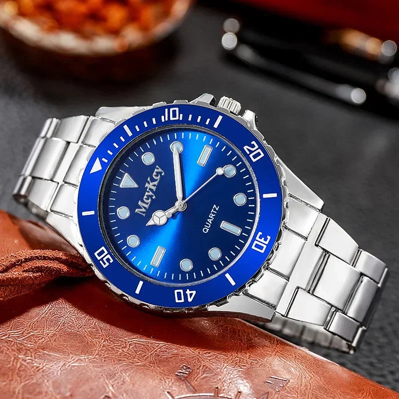 Fashion Mens Sport Watches Luxury Men Stainless Steel Quartz Wrist Watch for Man Business Casual Watch Reloj Hombre Часы Мужские