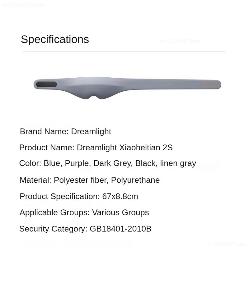 Xiaomi Dreamlight 2S Generation Full Shading Relaxing Eye Mask Sleeping Mask Block Out Light For Man Woman Portable Blindfold
