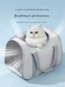 Cat Bag Portable Cat Backpack Shoulder Handbag Summer Breathable Cat Outing Handy Gadget Puppy Pet Diaper Bag