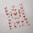 1 pc 5D Embroidery Bee Nail Art Sticker Embossed Butterfly Insect Nail Sticker High Quality Nail Art Design Decoration Sticker