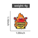 Funny Meme Fire Haha Enamel Pins Custon Cartoon Decorative Brooches Backpack Shirt Lapel Badge Jewelry Gift Memes For Friends