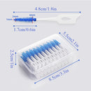 Interdental Silicone Brushes 200 Units Dental Toothpicks Brush Between Teeth With Thread Oral Cleaning Tools