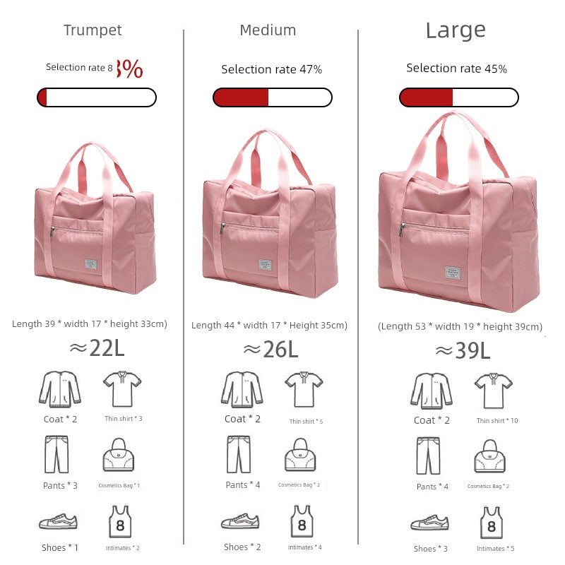 Women's Short-Distance Large Capacity Lightweight Storage Travel Bag