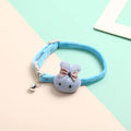 Cute knitting Flower Bell Collar Adjustable Cat Necklace Pet Collar Traction Safety Buckle Necklace Small Dog Dog Supplies