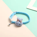 Cute knitting Flower Bell Collar Adjustable Cat Necklace Pet Collar Traction Safety Buckle Necklace Small Dog Dog Supplies