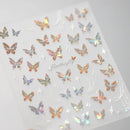 1 pc 5D Embroidery Bee Nail Art Sticker Embossed Butterfly Insect Nail Sticker High Quality Nail Art Design Decoration Sticker