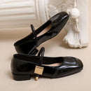 أحذية ماري جين النسائية الجديدة 2024، أحذية أنيقة غير متعبة، فم ضحل، أحذية مسطحة بكعب منخفض للنساء