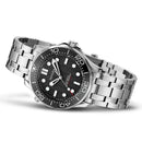 PHYLIDA Black Dial Diver 200 Men's Warch Sapphire Crystal NH38a Automatic Watch SLN BGW9 Lume SE-BK-38