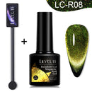 LILYCUTE 7ML 9D Cat Magnetic Gel Polish Set Semi Permanent Soak Off UV LED Glitter Nails Magnet Stick Black Gel Needed