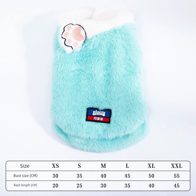 Dog Clothes Cute Dinosaur Vest Pet Small and Medium-Sized Dogs Schnauzer Spring and Autumn Cat Teddy Bichon Winter