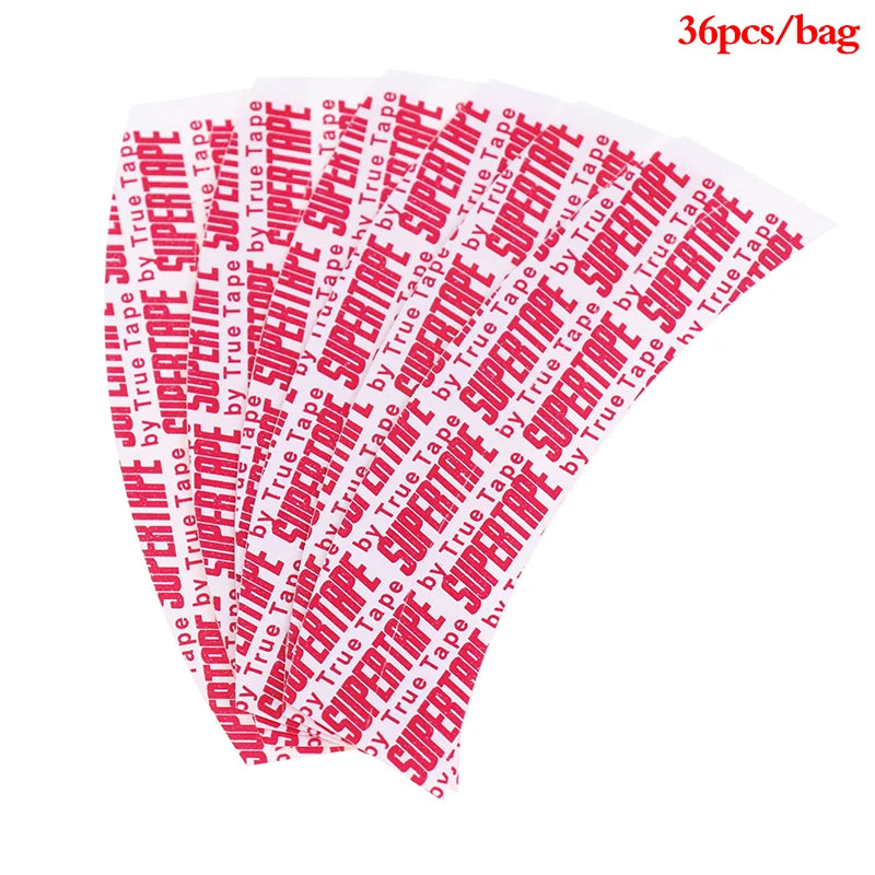 36pcs/lot Supertape Waterproof Hair Tape Double Side Adhesive Super Tape For Lace Wig Toupee Replacement Hairdresser Accessories