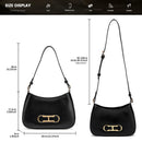 Fashion Classic Women's New Shoulder Bag Solid Color Retro Style Party Date Women's Shoulder Bag