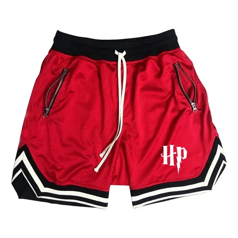 Men's Sports Basketball Shorts Mesh Quick Dry Gym Shorts for Summer Fitness Joggers Casual Breathable Short Pants Scanties Male