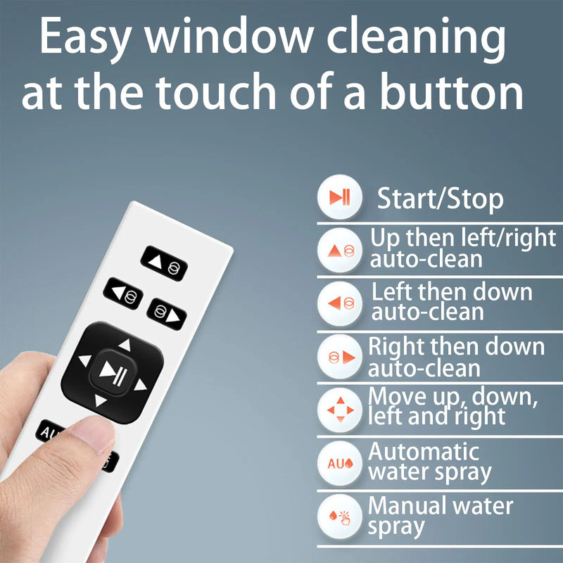 Ultra-thin Robot Vacuum Cleaner Window Cleaning Clean Glass Electric Window Cleaner Blackout Protection