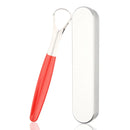 1/2Pcs Stainless Steel Tongue Scraper Adult Oral Hygiene Tongue Coating Brush With Packing Case Mouth Bad Breath Remover Cleaner