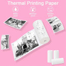 57*25mm Thermal Paper White Children Camera Instant Print Kids Camera Printing Paper Replacement Accessories Parts