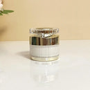 زجاجات فارغة قابلة لإعادة التعبئة عالية الجودة بسعة 30/50/100 مل، برطمان أكريليك أبيض لؤلؤي، زجاجة مستحضرات تجميل محمولة، برطمان لوشن كريمي، زجاجة مضخة