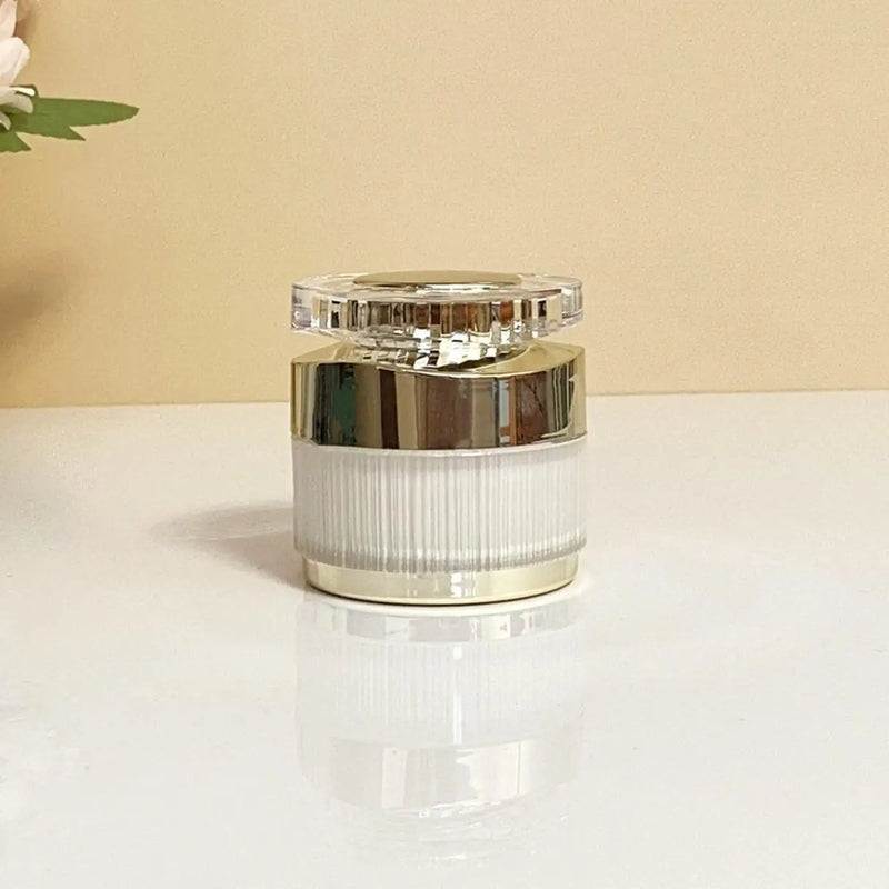 زجاجات فارغة قابلة لإعادة التعبئة عالية الجودة بسعة 30/50/100 مل، برطمان أكريليك أبيض لؤلؤي، زجاجة مستحضرات تجميل محمولة، برطمان لوشن كريمي، زجاجة مضخة