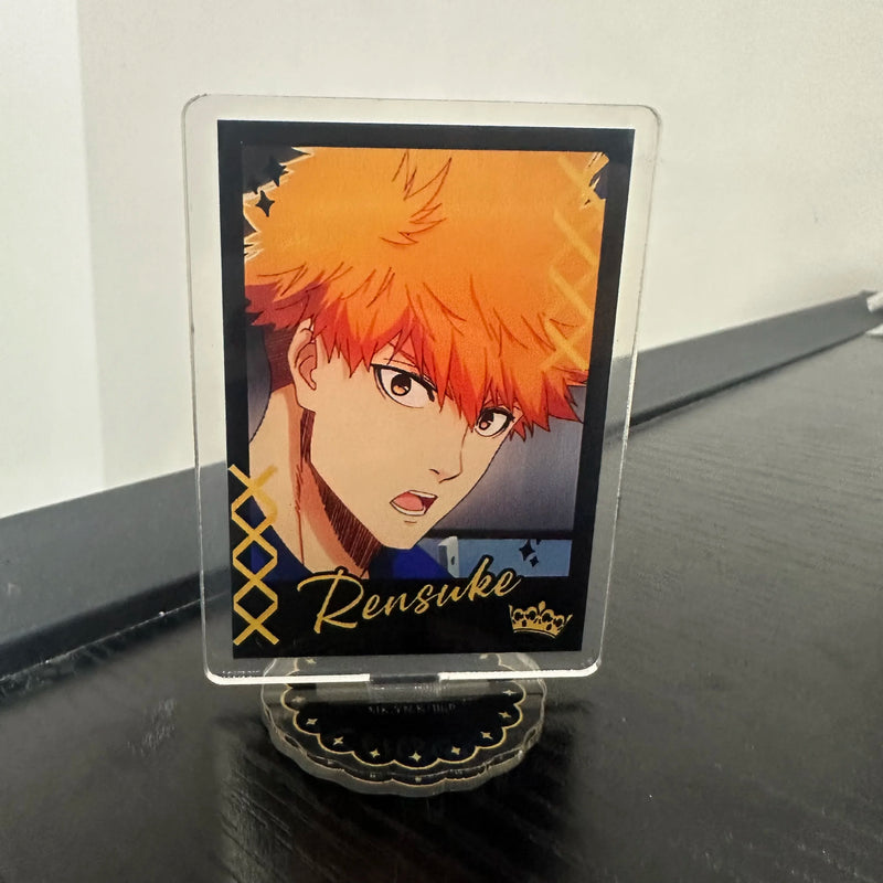 Hot Anime BLUE LOCK Figures Bachira Meguru Itoshi Sae Rin Itoshi Cosplay Acrylic Stand Model Plate Desk Decor Standing Sign