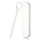 1/2Pcs Stainless Steel Tongue Scraper Adult Oral Hygiene Tongue Coating Brush With Packing Case Mouth Bad Breath Remover Cleaner