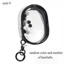 Jewelry Organizer Transparent Storage Box Pouch Mystery Box Keychain Bag Storage Case Thicken Wallet Cute Doll Bag Organization