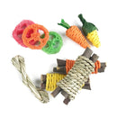 13ME 9 PCS Bunny Chew Toys Hamster Toys for guinea pigs Rabbits Squirrels Gerbils