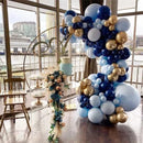 72Pcs Blue Balloon Garland Arch Welcome Baby Shower Valentines Day Birthday Party Wedding Decorations