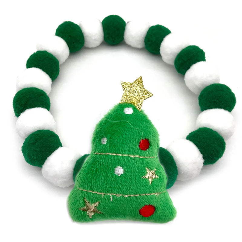 20pcs Christmas Cute Ball Collars Small Dog Bow Ties Neckties Dog Supplies Grooming Accessories for Small Middle Large Dog