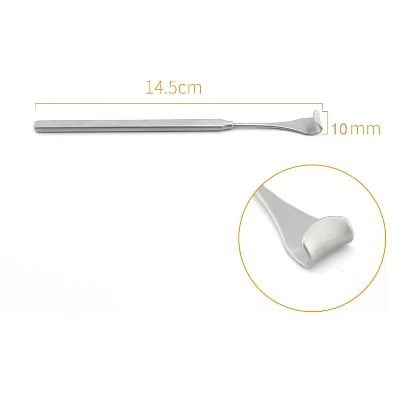 1pcs eyelid pull hook ophthalmic instrument rake eye bag pull hook double eyelid surgery buried line plastic tool