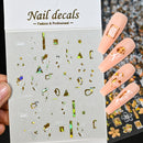 1 Pc Nail Strip Stickers Black/Gold/Rose Gold/Silver Metal Strip Tape Nail Art Adhesive DIY Foil Tips Nail Sticker Decals NK11